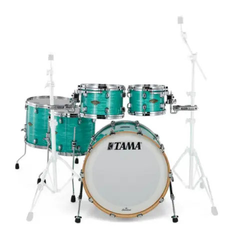 Tama WBR52RZS-SGS SC Walnut/Birch 5-del kit (10,12,14,16,22) Surf Green Silk 