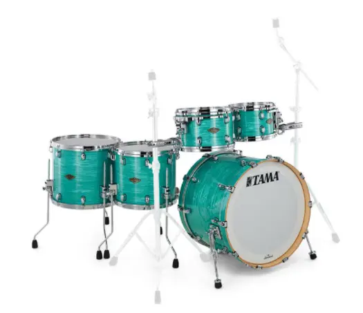 Tama WBR52RZS-SGS SC Walnut/Birch 5-del kit (10,12,14,16,22) Surf Green Silk 
