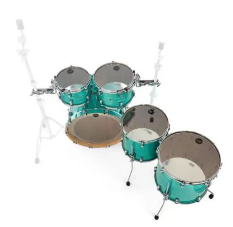 Tama WBR52RZS-SGS SC Walnut/Birch 5-del kit (10,12,14,16,22) Surf Green Silk 