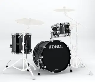 Tama WBS30RS-PBK SC Walnut/Birch 3pc Shellpack (12,14,20), Piano Black