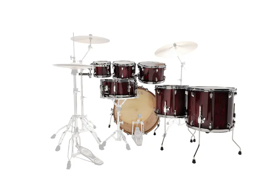 Tama CL72RSP-GGP Superstar Classic MA 7-del Shell-kit,GlossGarnetLacebarkPine 