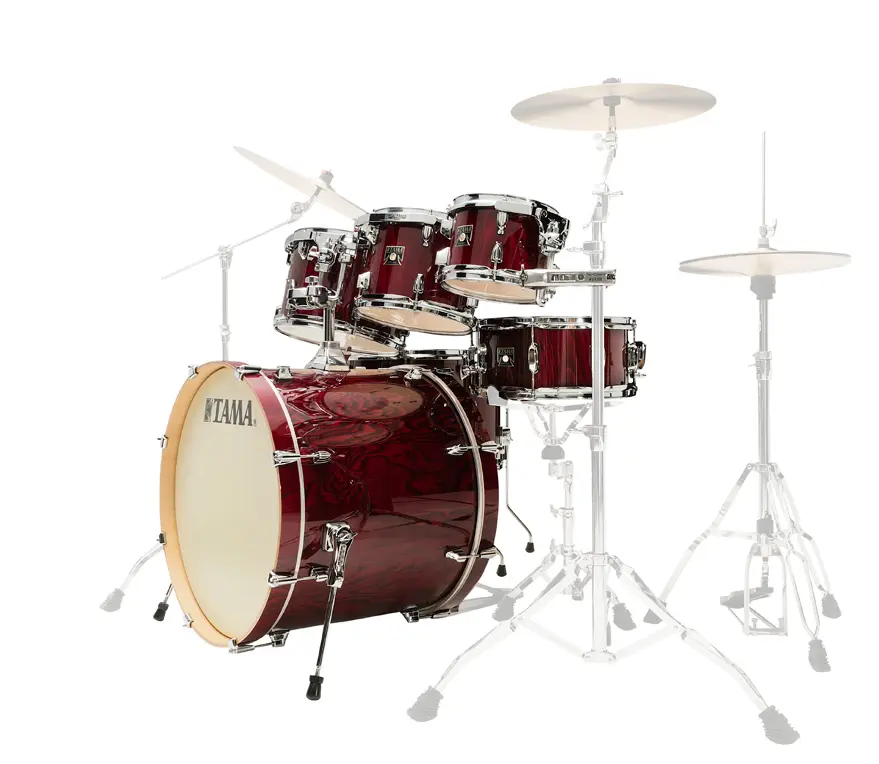 Tama CL72RSP-GGP Superstar Classic MA 7-del Shell-kit,GlossGarnetLacebarkPine 