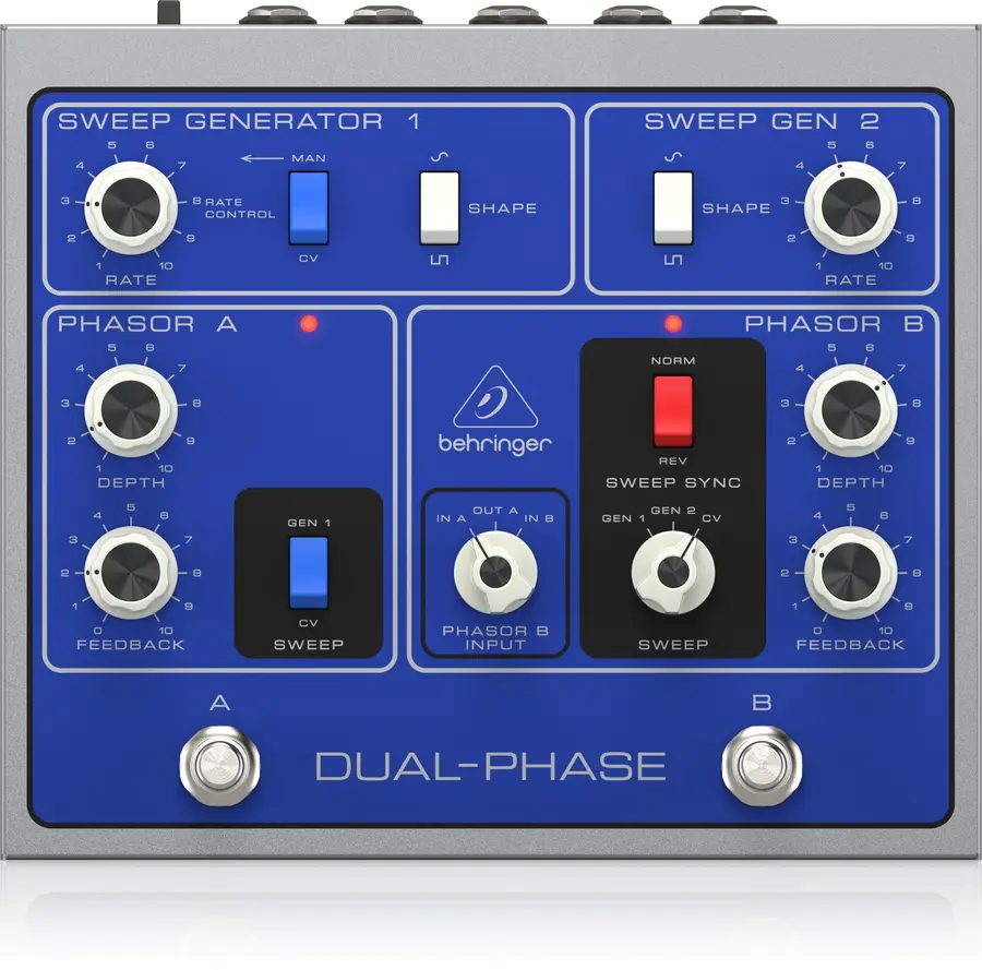 Behringer DUAL-PHASE Duai-Phase Shifter with 12 Opto-Couplers 