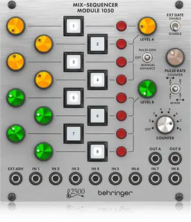 Behringer Mix-Sequential Module 1050 8ch Mixer/Sequencer Modul for Eurorack