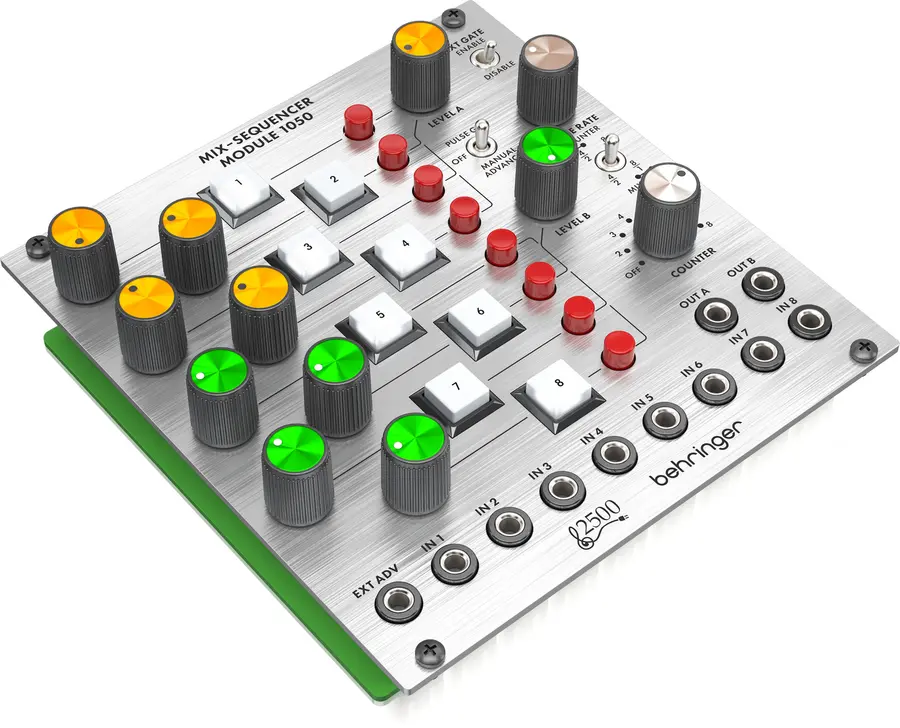 Behringer Mix-Sequential Module 1050 8ch Mixer/Sequencer Modul for Eurorack 