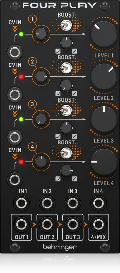 Behringer Four Play Amplifiers and Mixer Modul for Eurorack 