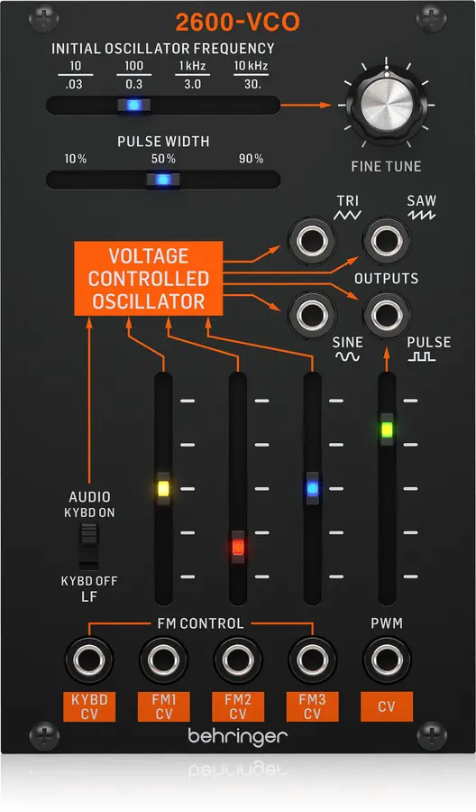 Behringer 2600-VCO Analog VCO Modul for Eurorack 
