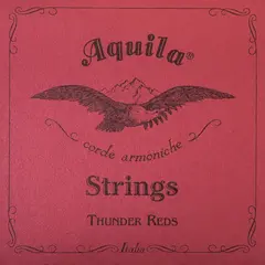 Aquila 91U Sets Thunder Reds Bass Ukulele EADG