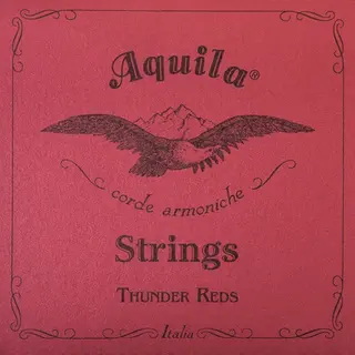 Aquila 91U Sets Thunder Reds Bass Ukulele EADG