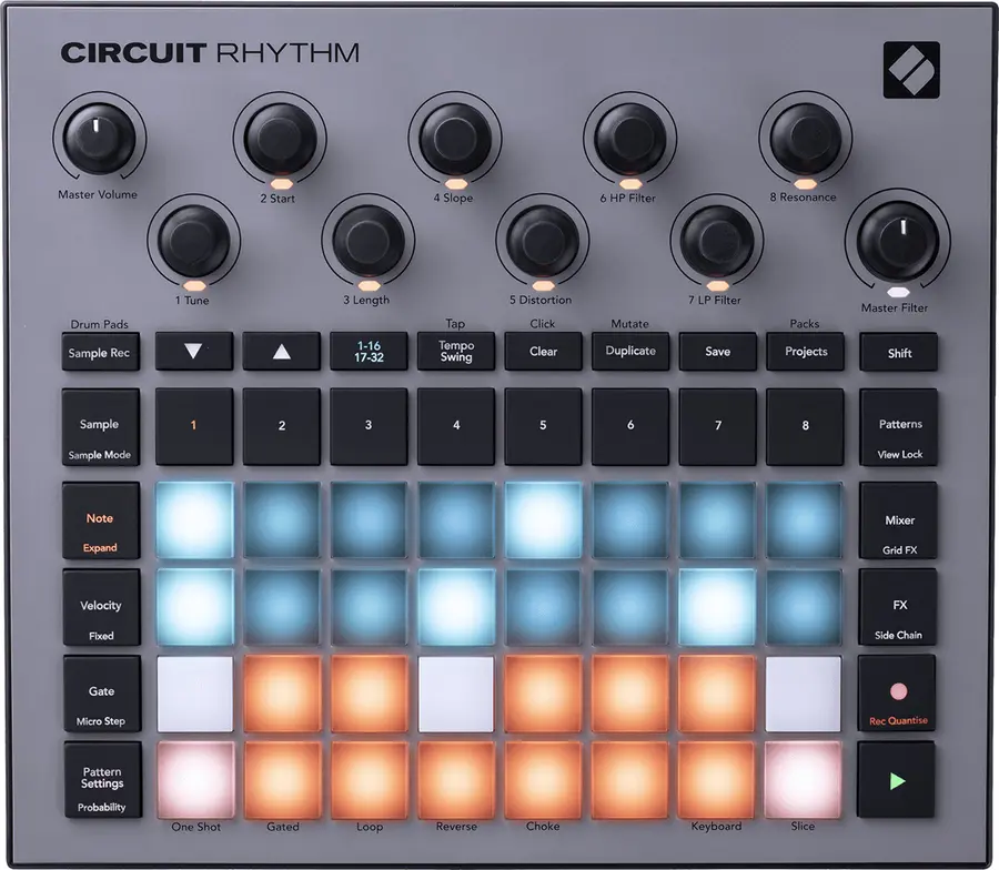 Novation CIRCUIT-RTM Versatile sampler for making and performing beats 