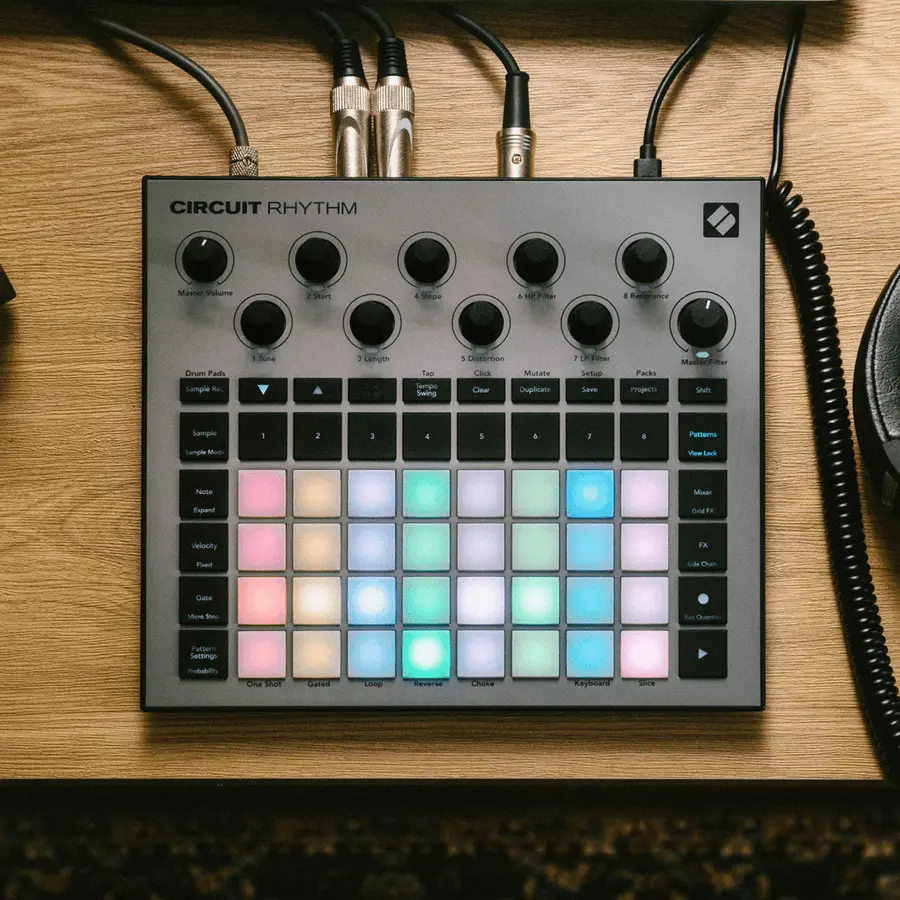 Novation CIRCUIT-RTM Versatile sampler for making and performing beats 