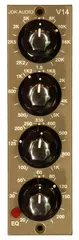 JDK V14 Single Channel 4-Band Equalizer 500 Series modules for API frames
