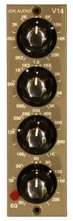 JDK V14 Single Channel 4-Band Equalizer 500 Series modules for API frames