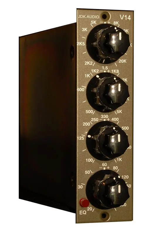 JDK V14 Single Channel 4-Band Equalizer 500 Series modules for API frames 