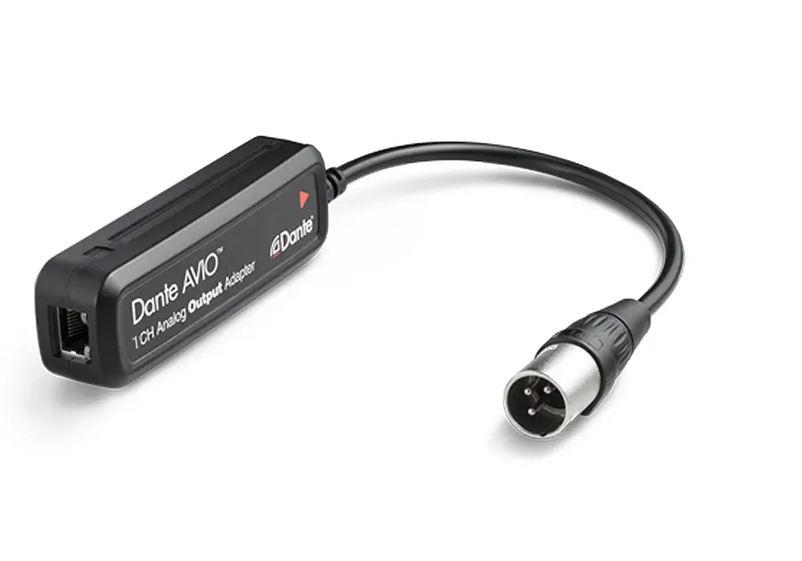 Audinate Dante AVIO Analog 1-Out Adapter 1 x Analog ut - DANTE konverter mono 