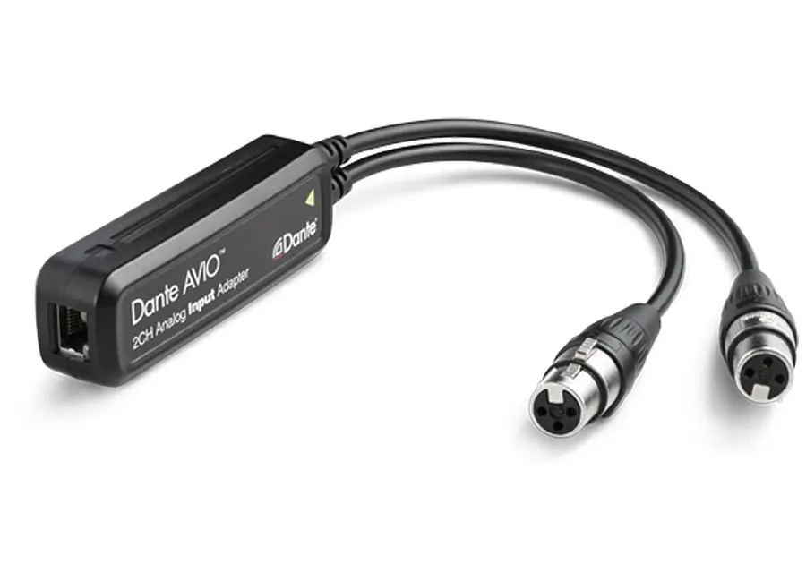 Audinate Dante AVIO Analog 2-In Adapter 2 x Analog inn - DANTE konverter stereo 