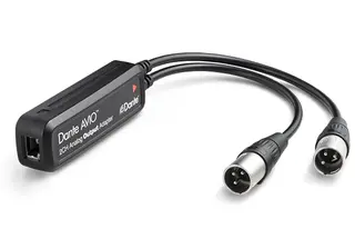 Audinate Dante AVIO Analog 2-Out Adapter 2 x Analog ut - DANTE konverter stereo