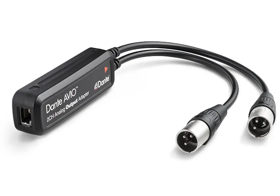 Audinate Dante AVIO Analog 2-Out Adapter 2 x Analog ut - DANTE konverter stereo 