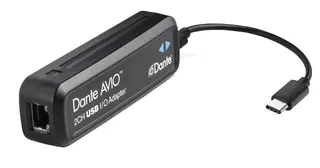 Audinate Dante AVIO USB-C IO Adapter 2x2 USB-C - DANTE konverter stereo