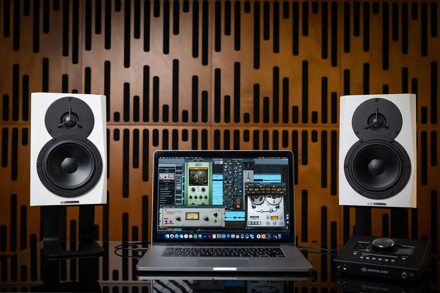 Soundrise PRO 5 PRO9 Stativ opptil 5" studiominitorer, sort 