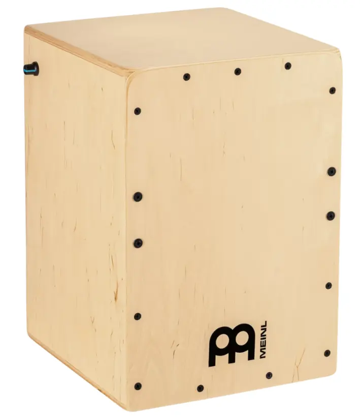 Meinl PJC50B Percussion Pickup Jam Cajon with Snares, Natural 
