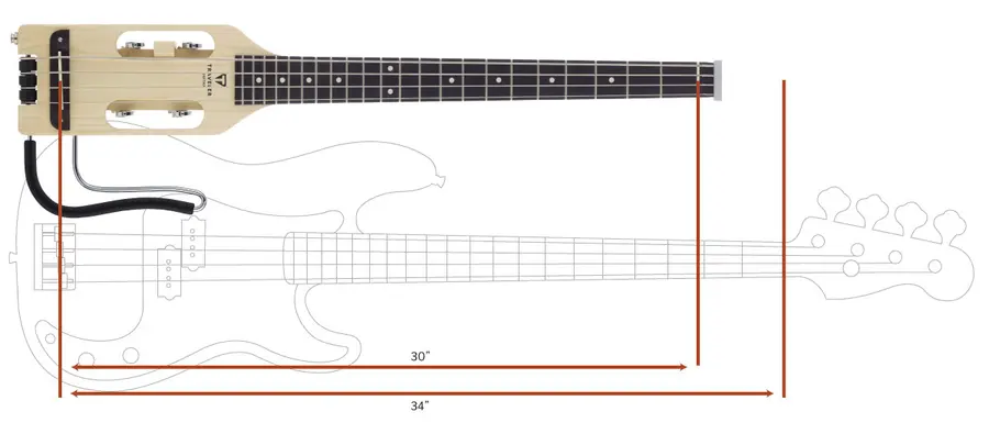 Traveler Guitar Ultra-Light Bass Maple 
