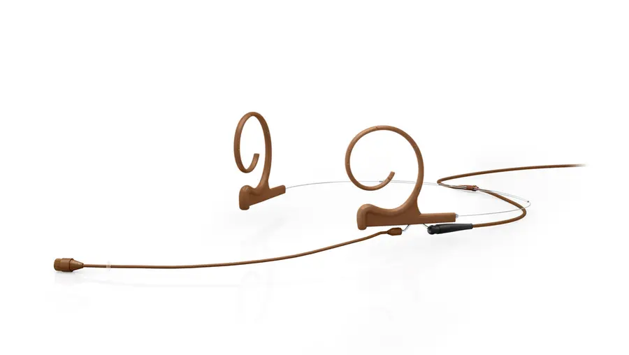 DPA 4266 CORE Omni Flex Headset Mic 110mm Boom, Brown, 3-pin LEMO 