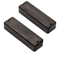 Sadowsky Soapbar Humbucker Bass Pickup Set,DualCoil,Brus.BlackChr.Cov.,4Str/B+N