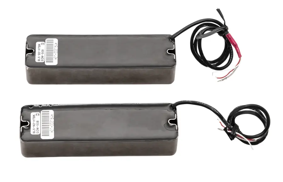 Sadowsky Soapbar Humbucker Bass Pickup Set,D.Coil,BrushBlackChromCover,5Str/B+N 
