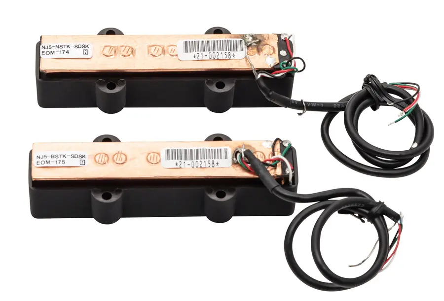Sadowsky J/J-Style Bass Pickup Set NC,StackedCoil,5String-Bridge & Neck 