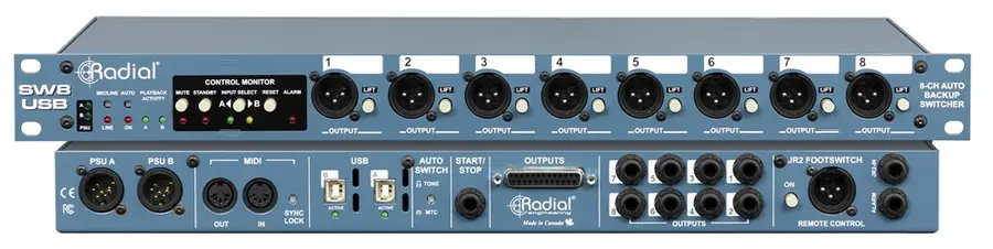 Radial SW8-USB USB Interface and Auto-Switcher (MAC OS) 