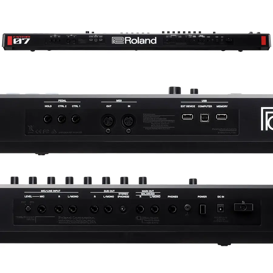 Roland Fantom-07 Synthesizer 76 tangenter 