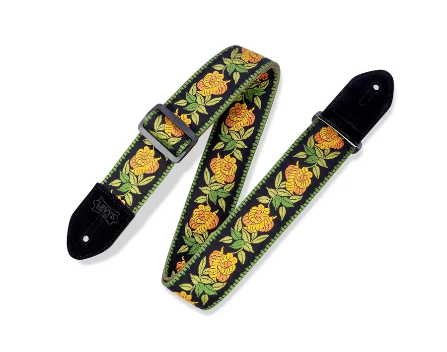 Levy's 2" gitarreim i bomull, blomster MC8JQ-004 