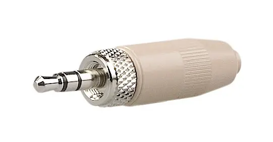 JTS plugg for JTS myggmikrofon Gjenget minijack for Sennheiser m.fl. 