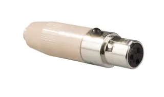 JTS plugg for JTS myggmikrofon TA4F for Shure/JTS m.fl.