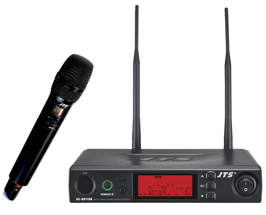 JTS RU-8011DB/RU-850LTH Trådløst system Enkel mottager og håndsender 