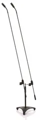 JTS FGM-62T Dual gulvstående mikrofon Karbon bom. 2 x JS-22MXC kapsel
