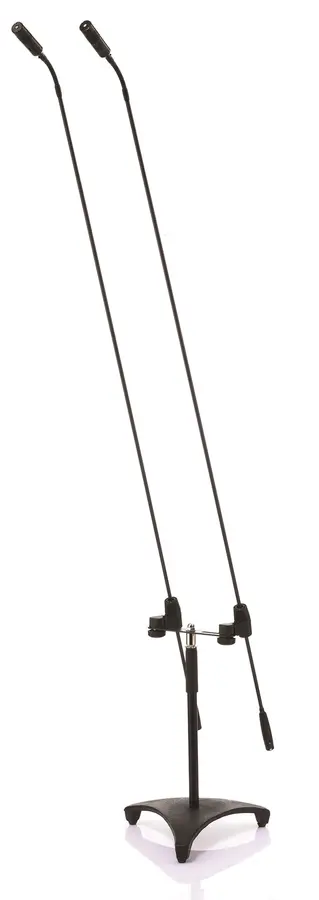 JTS FGM-62T Dual gulvstående mikrofon Karbon bom. 2 x JS-22MXC kapsel 