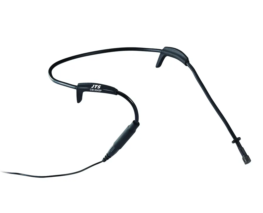 JTS CM-304SP fitness hodebøylemikrofon Sort. Omni karakteristikk. Sweat proof. 