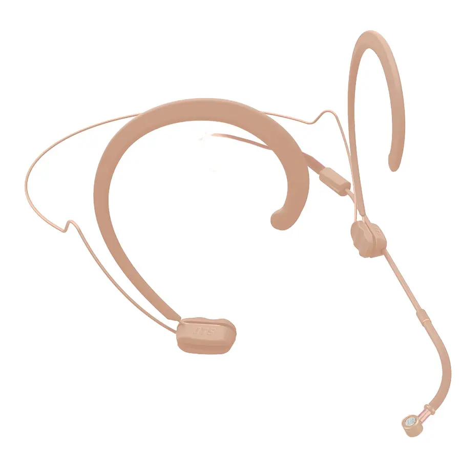 JTS CM-808UL Hodebøylemikrofon kardioide Beige. Utskiftbar kabel. 