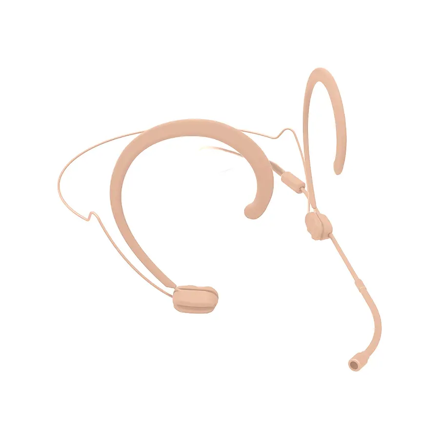 JTS CM-808 Hodebøylemikrofon omni Beige. Utskiftbar kabel 