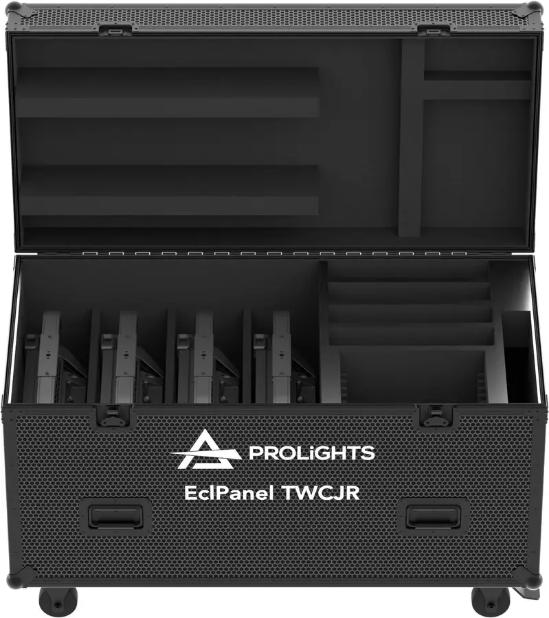 Prolights FCLPANELJR4U Flightcase For 4 x ECLPANELTWCJR 