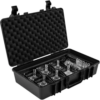 Prolights DOTQPACKMR Lyspakke 6x DOTQMR, charger, IR remote &amp; case