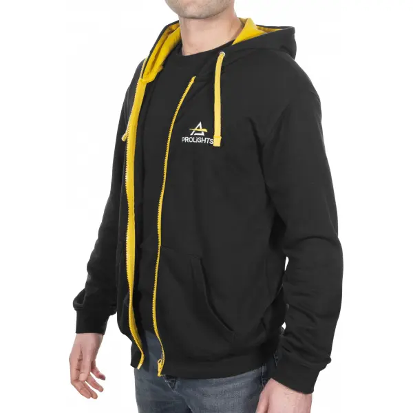 Prolights hoodie Sort. Størrelse M 