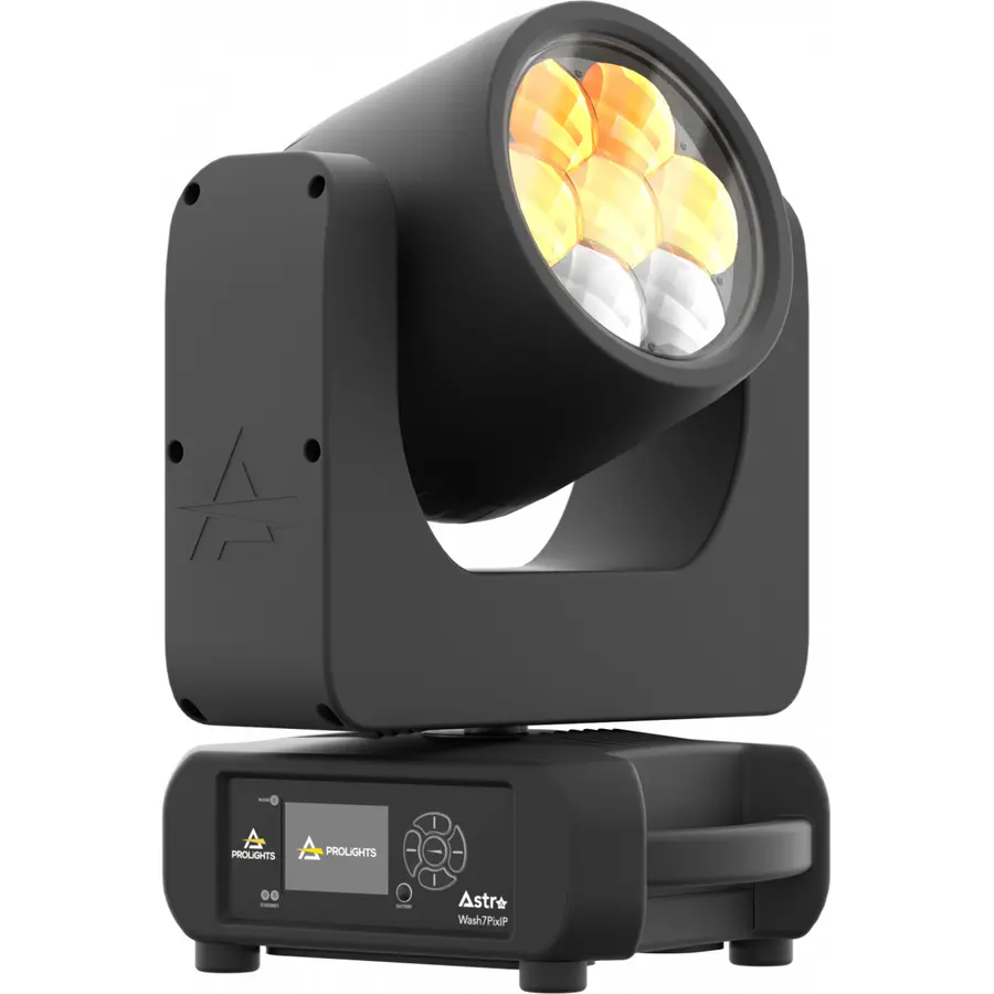 Prolights Astra Wash7Pix IP Moving head 7 x 40W Osram RGBW LED, IP65, 4° - 56° 