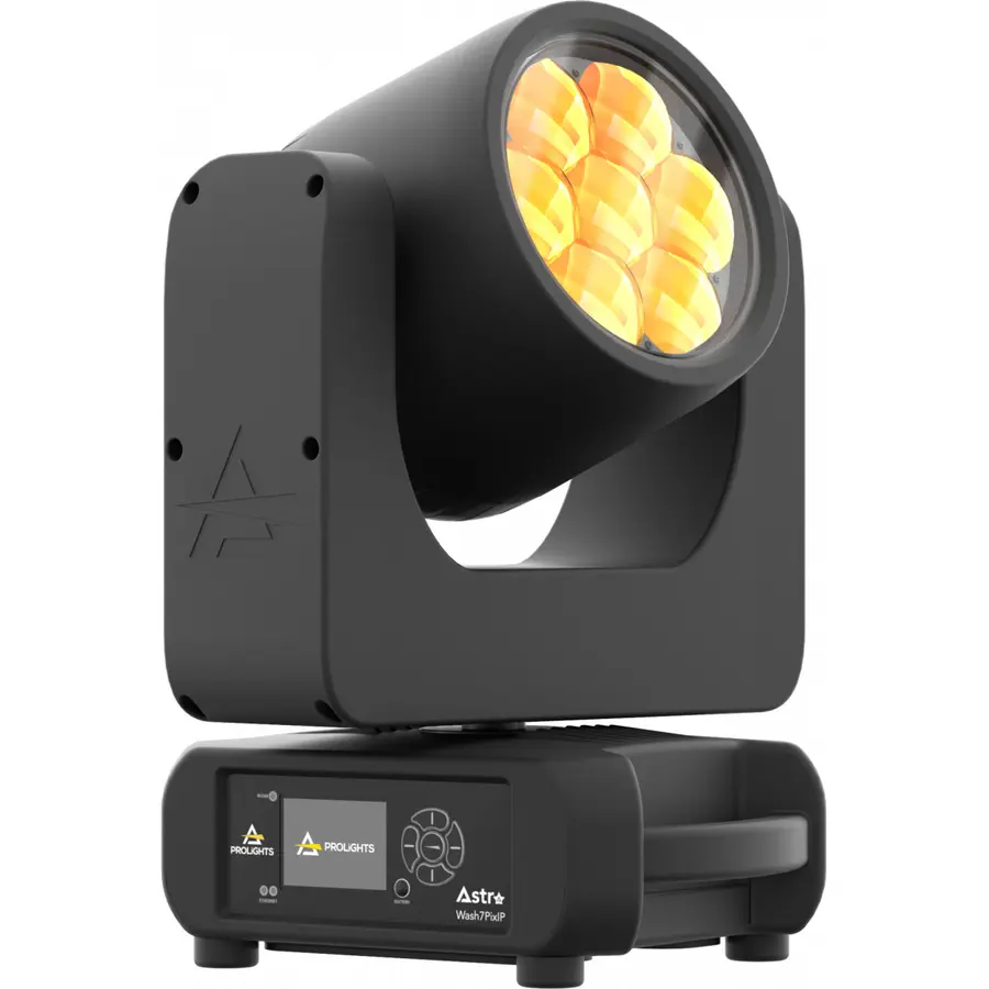 Prolights Astra Wash7Pix IP Moving head 7 x 40W Osram RGBW LED, IP65, 4° - 56° 