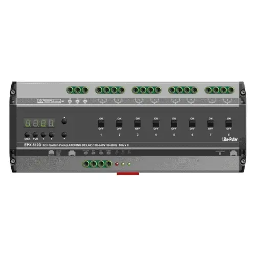 Liteputer EPX-820D switch pack 8 kanaler, maks 20A/kanal 