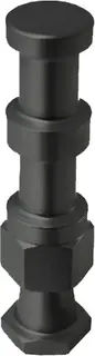 KUPO KS-020B 16mm snap in adapter Sort