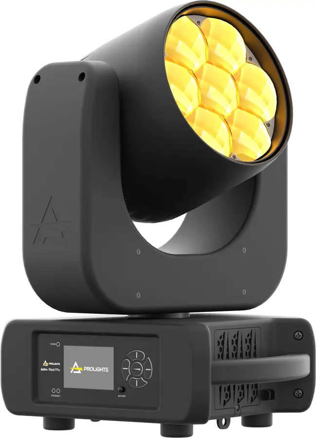 Prolights Astra Wash7Pix Moving head 7x40W LED RGBW/FC, 4-59°, pixel control 
