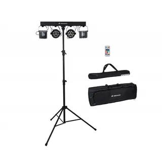 JB Systems Usb Partyset Lyspakke 2 x LED par, 2 x Effekter, Stativ og bag